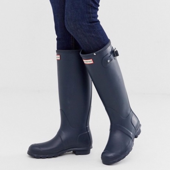 Hunter Shoes - Hunter Original Tall Matte Black Waterproof Rain Boots